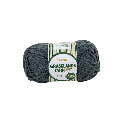 Lincraft Grasslands Crochet & Knitting Yarn 8ply, 50g Merino Wool Yarn
