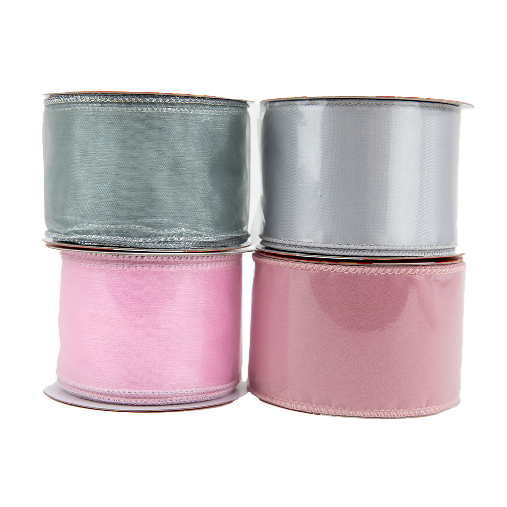 Christmas Ribbon Roll Assorted Designs- 5mx6.3cm