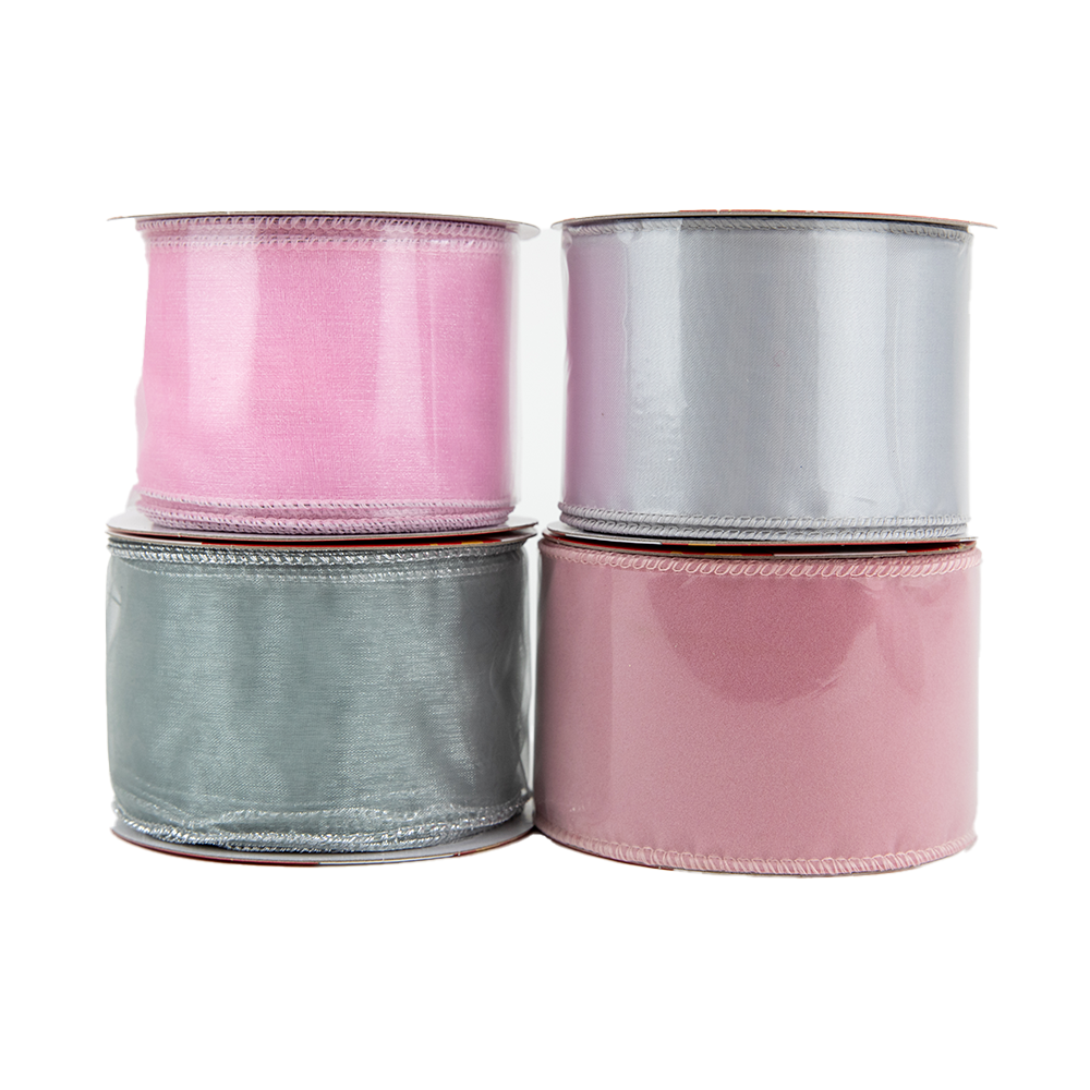 Christmas Ribbon Roll Assorted Designs- 5mx6.3cm