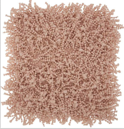 Mina Victory Shaggy Cushion, Rose- 50.8cmx50.8cm