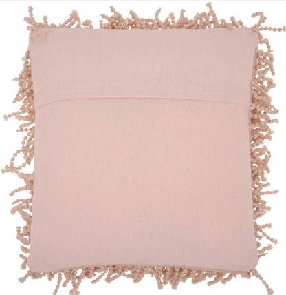Mina Victory Shaggy Cushion, Rose- 50.8cmx50.8cm