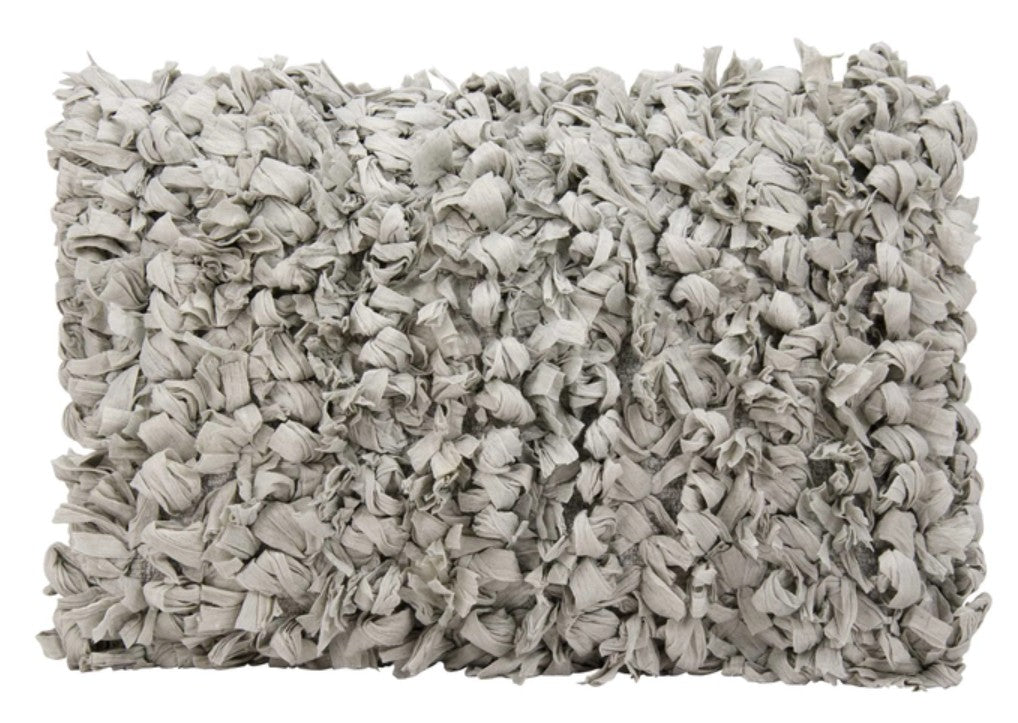 Mina Victory Shaggy Cushion, Silver- 50.8cmx50.8cm