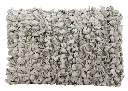 Mina Victory Shaggy Cushion, Silver- 50.8cmx50.8cm