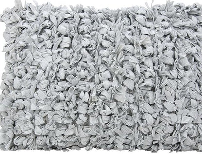 Mina Victory Shaggy Cushion, Silver- 50.8cmx50.8cm
