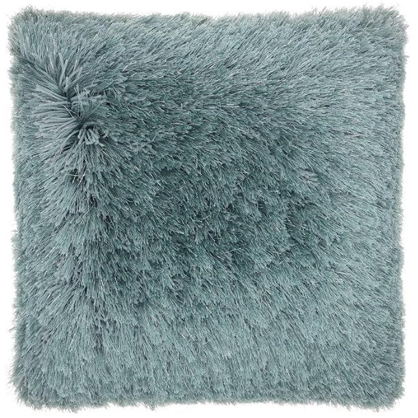 Mina Victory Shaggy Cushion, Celadon- 50.8cmx50.8cm
