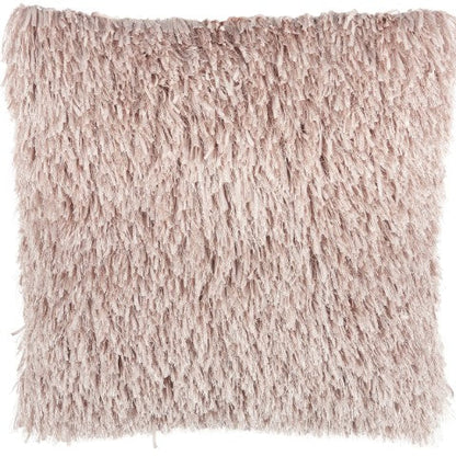 Mina Victory Shaggy Cushion, Blush- 50.8cmx50.8cm