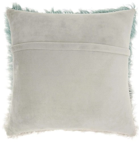 Mina Victory Shaggy Cushion, Celadon- 50.8cmx50.8cm