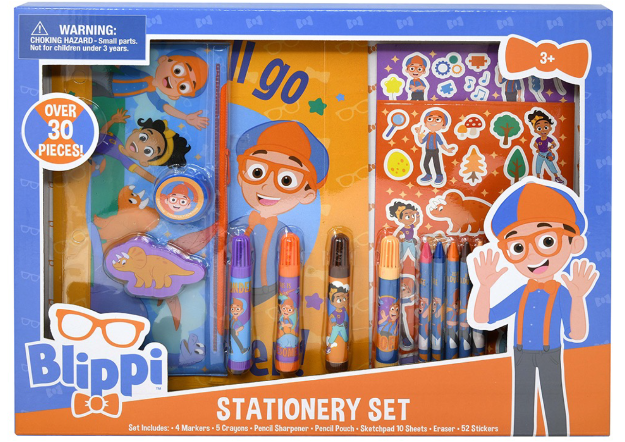 Blippi Over Stationery Set In Box