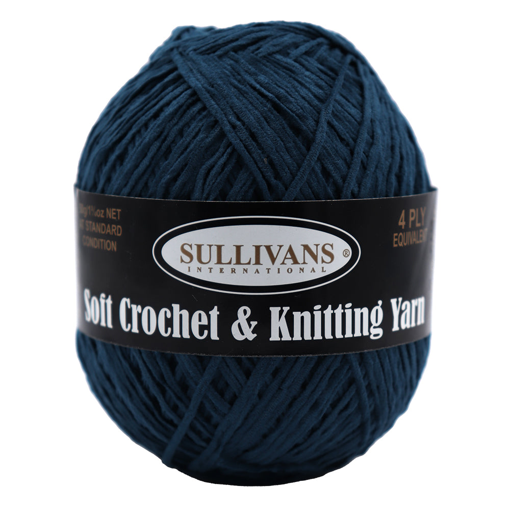 Soft Crochet & Knitting Yarn, 50g Acrylic Chenille Yarn
