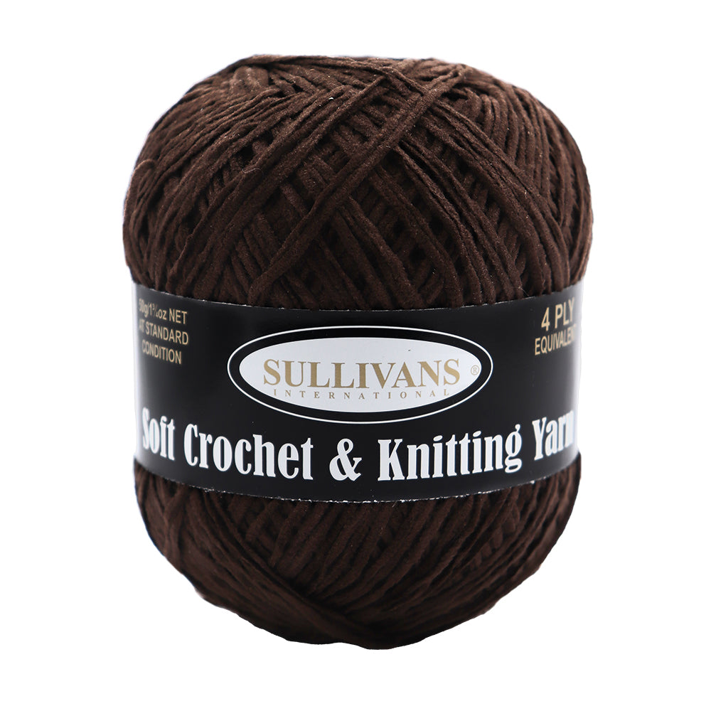 Soft Crochet & Knitting Yarn, 50g Polyester Yarn