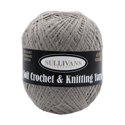 Soft Crochet & Knitting Yarn, 50g Polyester Yarn