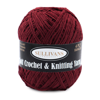 Soft Crochet & Knitting Yarn, 50g Polyester Yarn