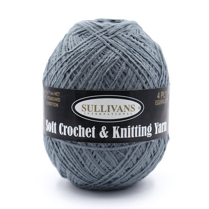 Soft Crochet & Knitting Yarn, 50g Polyester Yarn