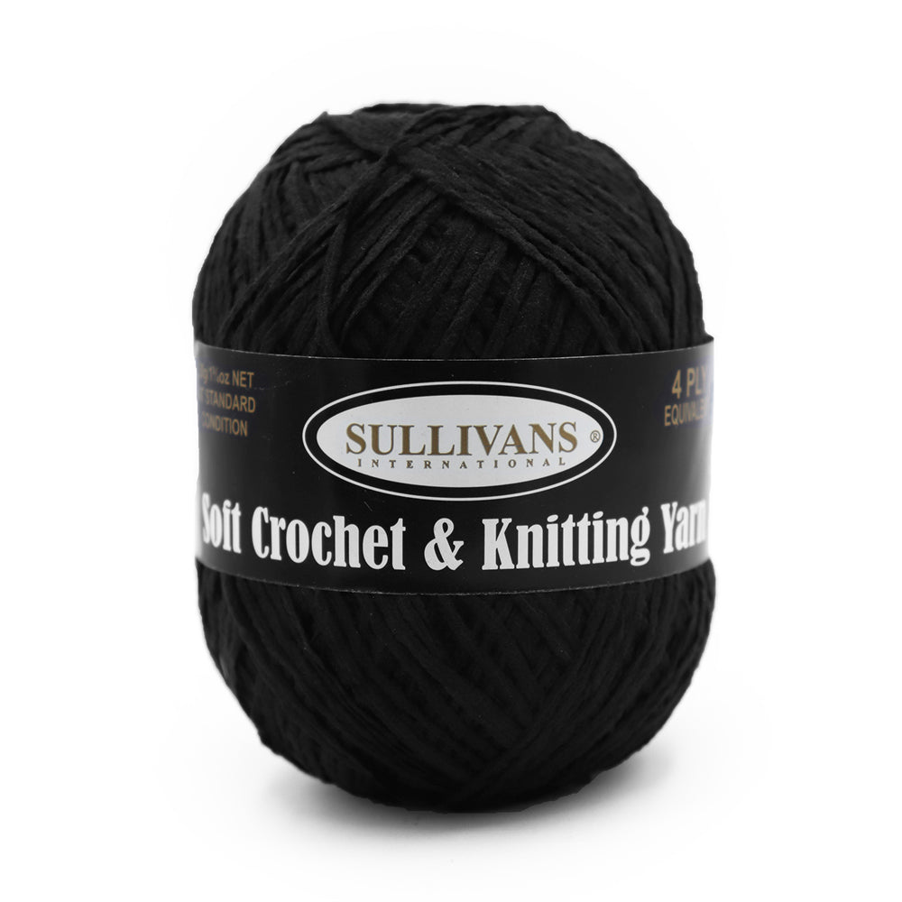 Soft Crochet & Knitting Yarn, 50g Polyester Yarn