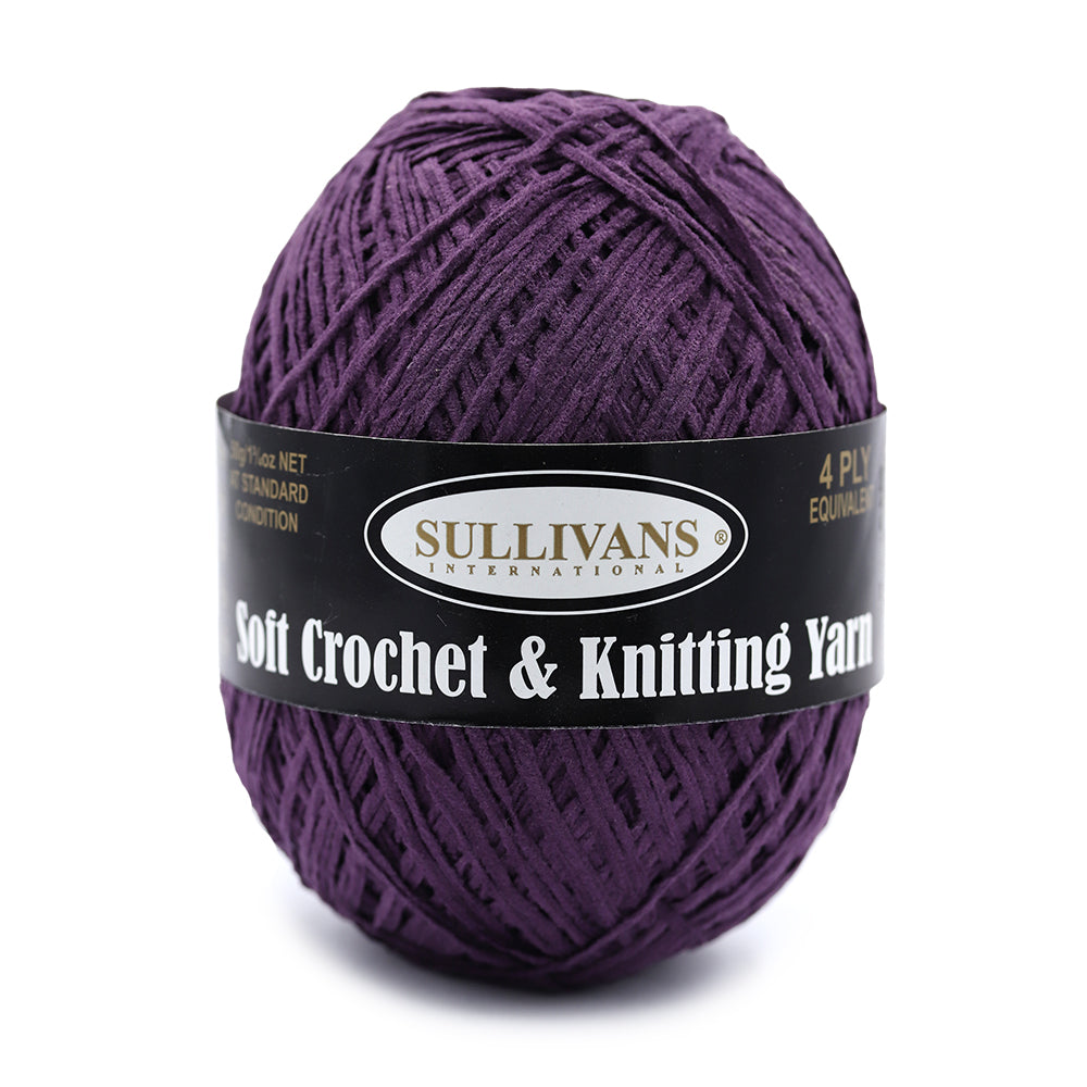 Soft Crochet & Knitting Yarn, 50g Polyester Yarn