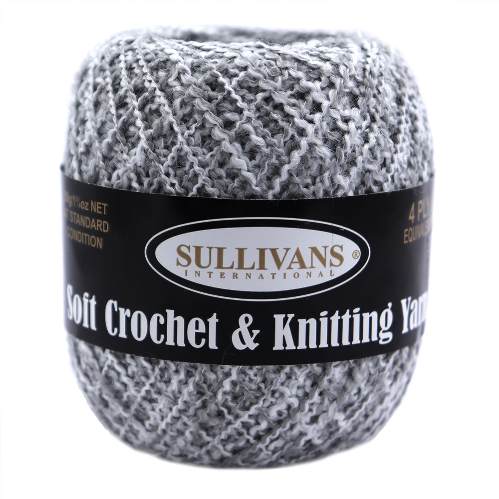 Soft Crochet & Knitting Yarn, 50g Polyester Yarn