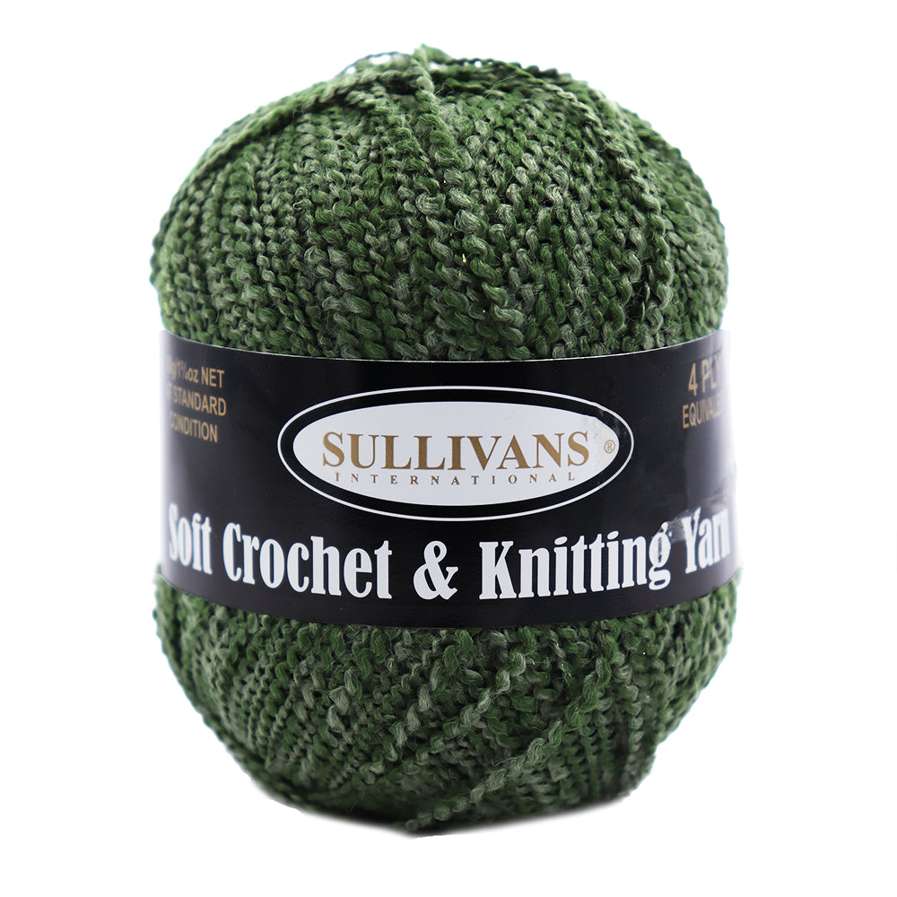 Soft Crochet & Knitting Yarn, 50g Polyester Yarn