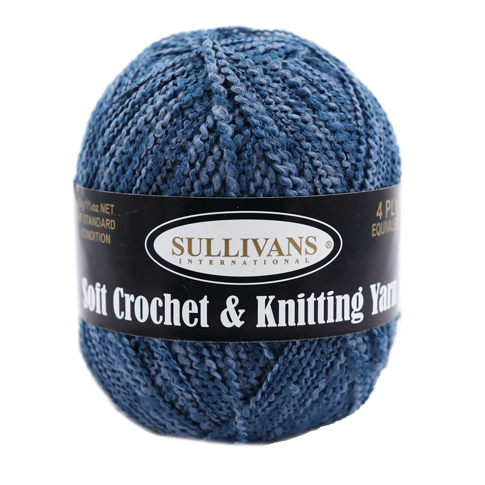 Soft Crochet & Knitting Yarn, 50g Polyester Yarn