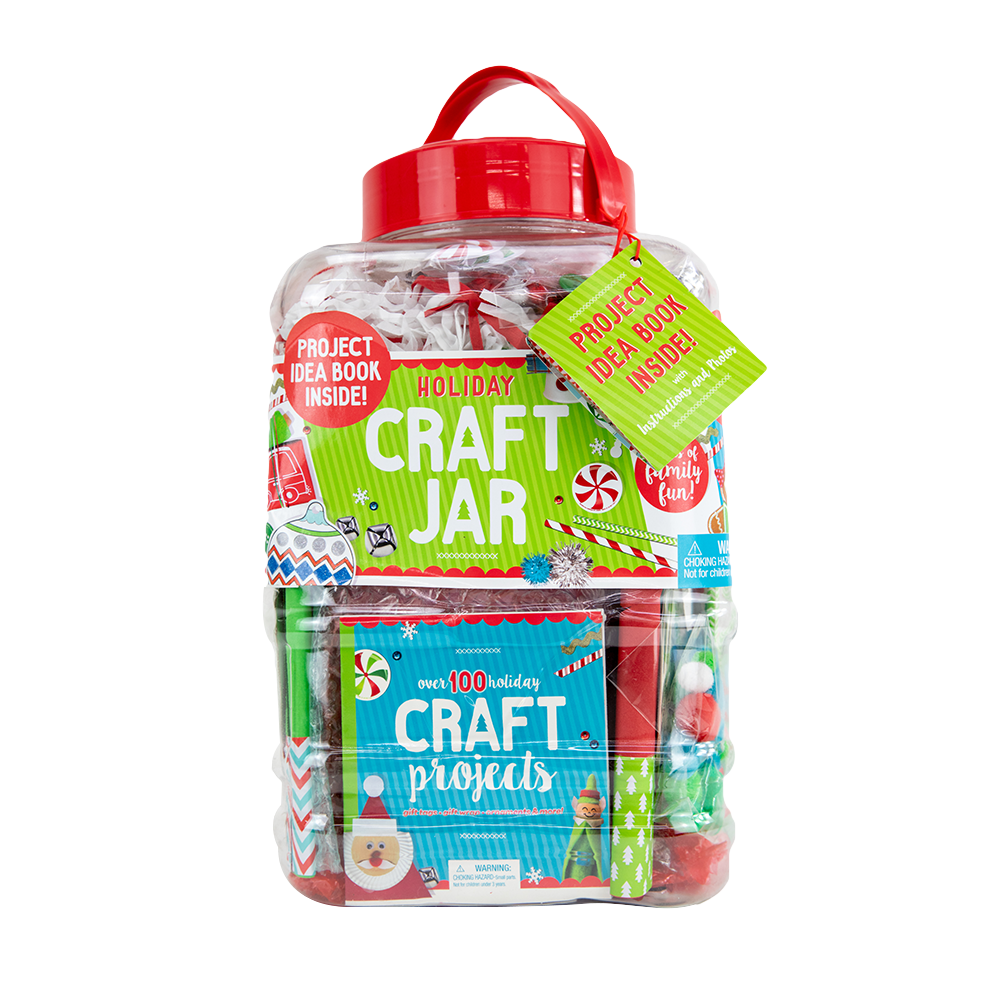 Holiday Craft Jar- 163pce