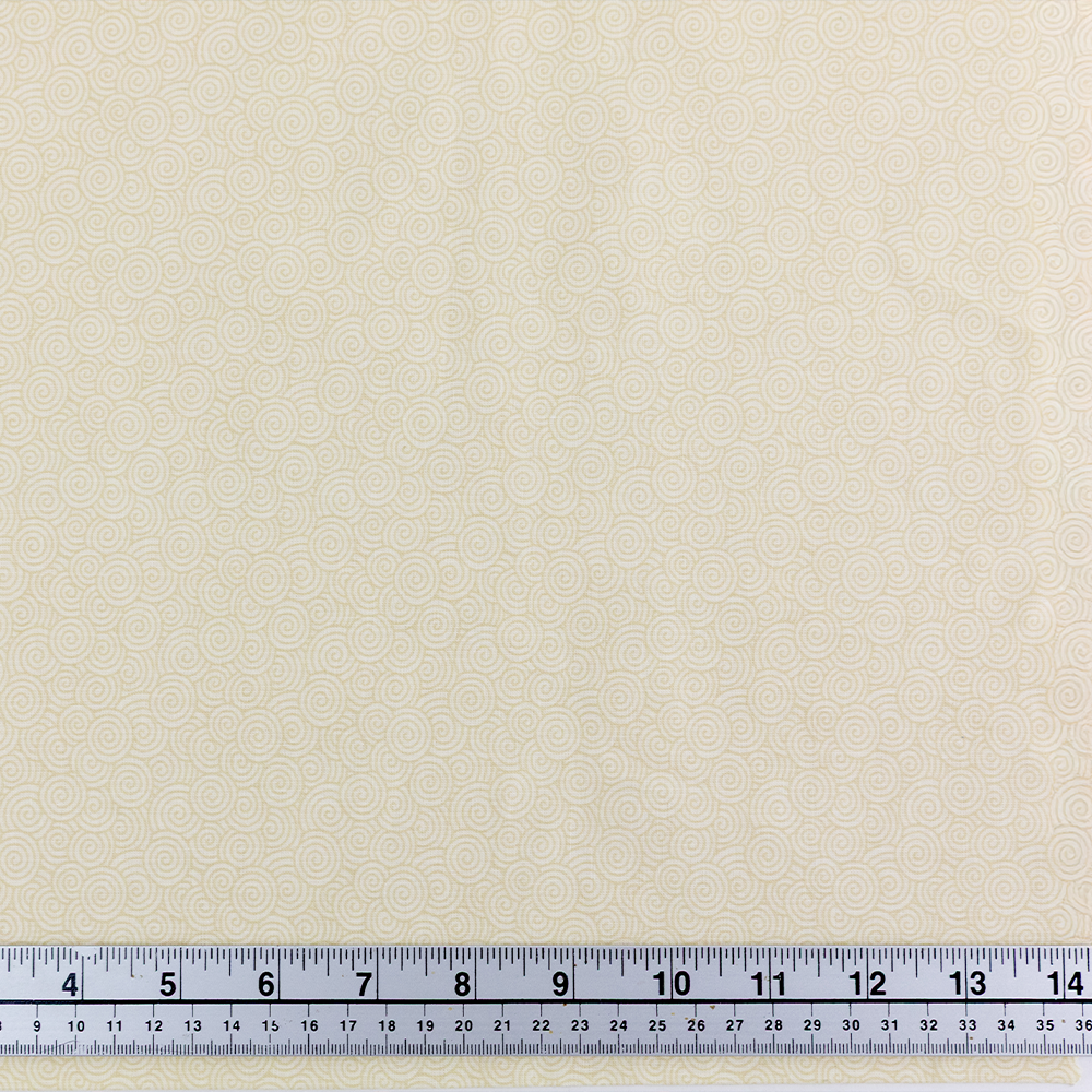 Print Craft & Quilting Fabric, Small Swirls- Width 110cm