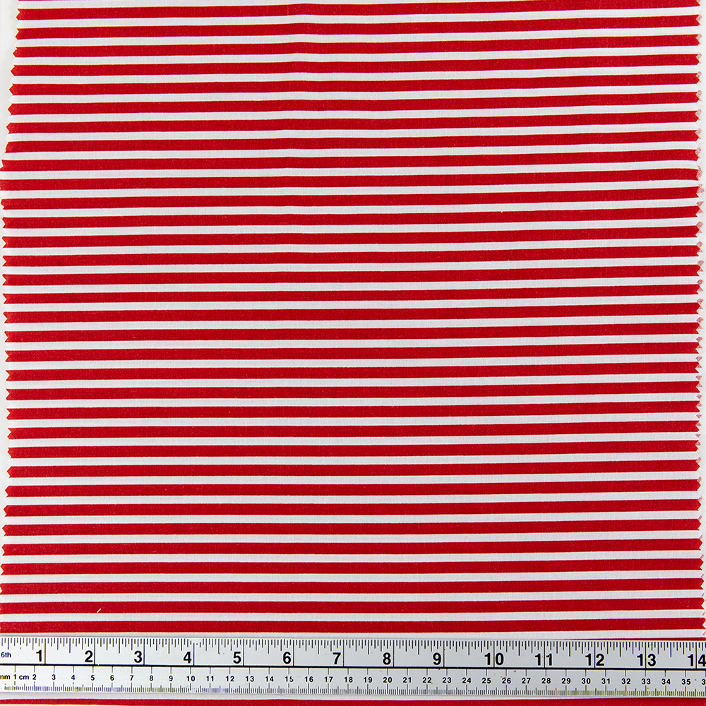 Print Craft & Quilting Fabric, Stripes- Width 112cm