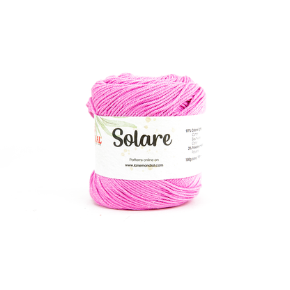 Solare Crochet & Knitting Yarn, 100g Egyptian Cotton Polyester Blend Yarn