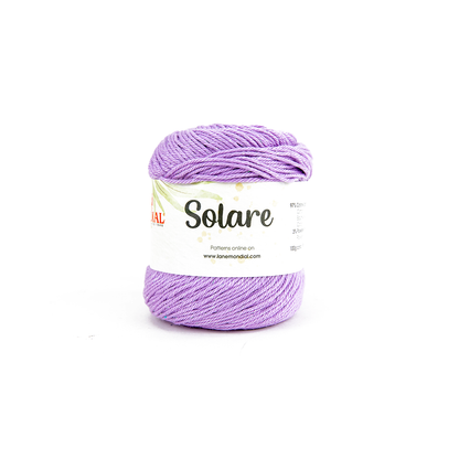 Solare Crochet & Knitting Yarn, 100g Egyptian Cotton Polyester Blend Yarn