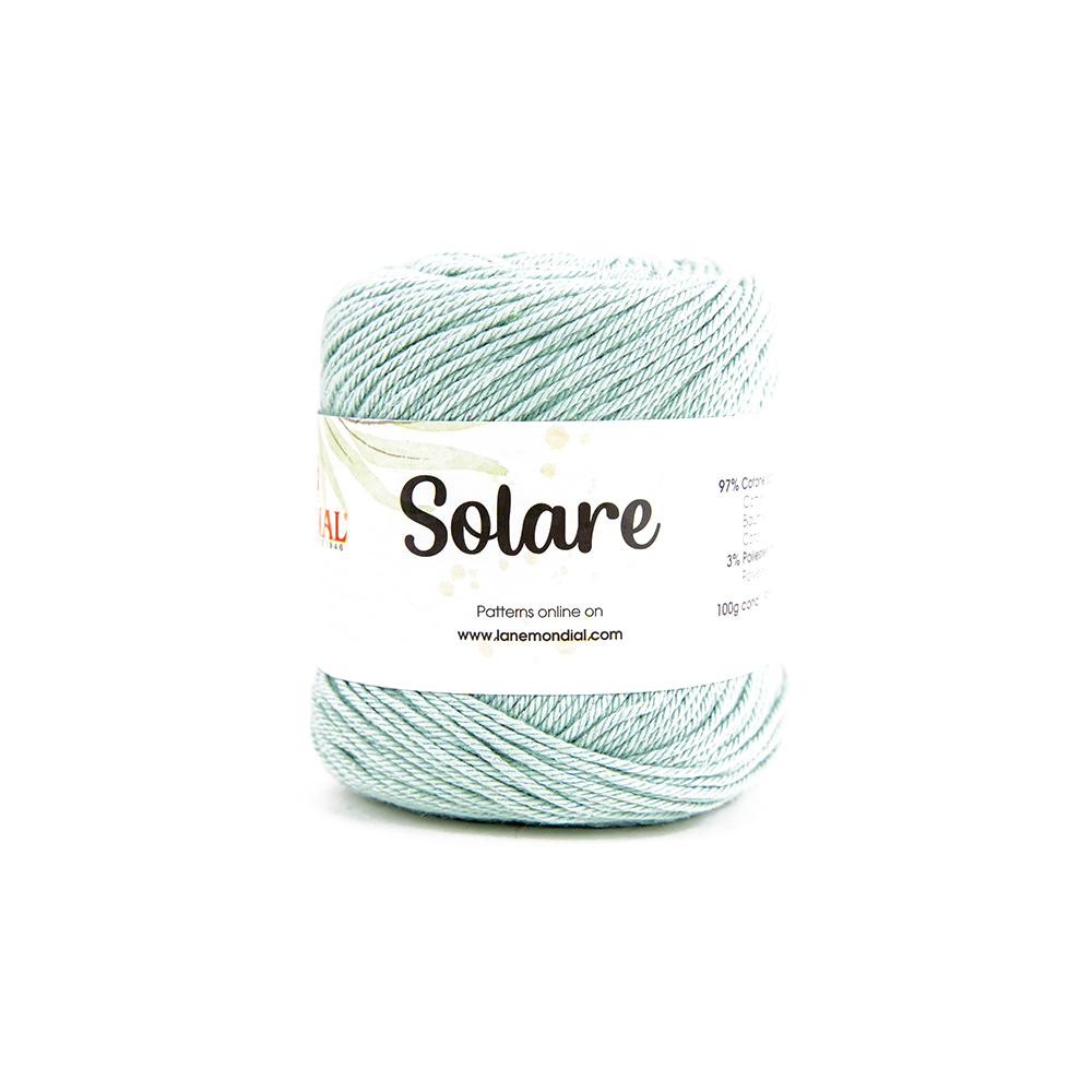 Solare Crochet & Knitting Yarn, 100g Egyptian Cotton Polyester Blend Yarn