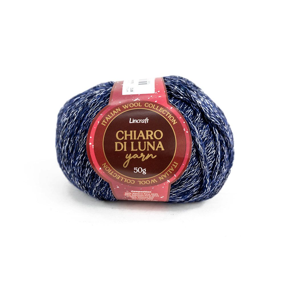 Chiaro Di Luna Crochet & Knitting Yarn, 50g  Wool Blend Yarn