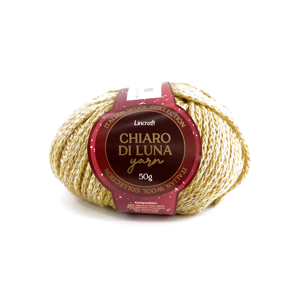 Chiaro Di Luna Crochet & Knitting Yarn, 50g  Wool Blend Yarn
