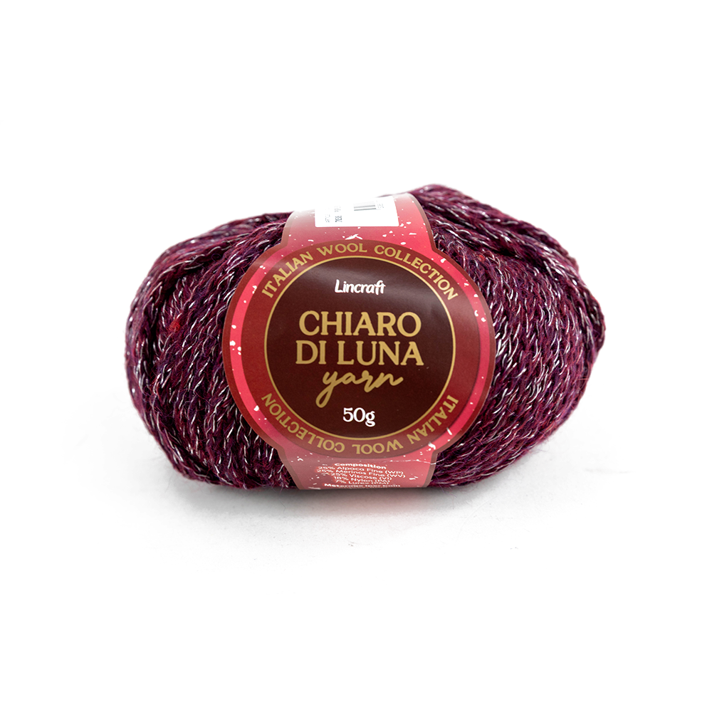 Chiaro Di Luna Crochet & Knitting Yarn, 50g  Wool Blend Yarn