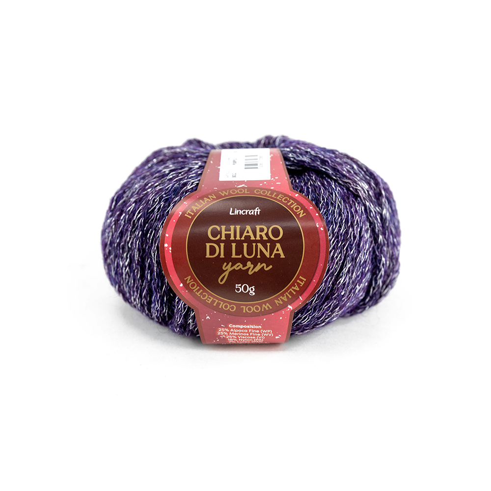 Chiaro Di Luna Crochet & Knitting Yarn, 50g  Wool Blend Yarn