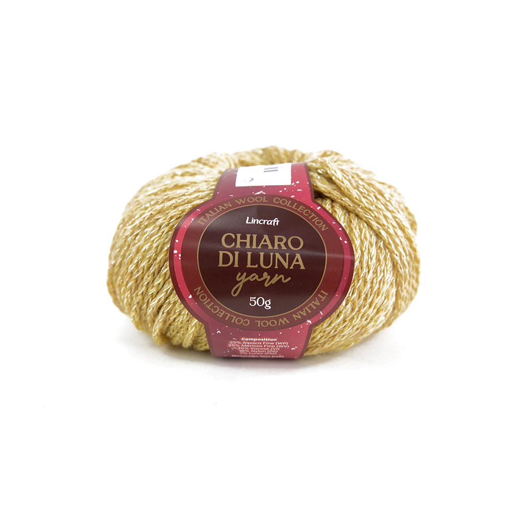 Chiaro Di Luna Crochet & Knitting Yarn, 50g  Wool Blend Yarn