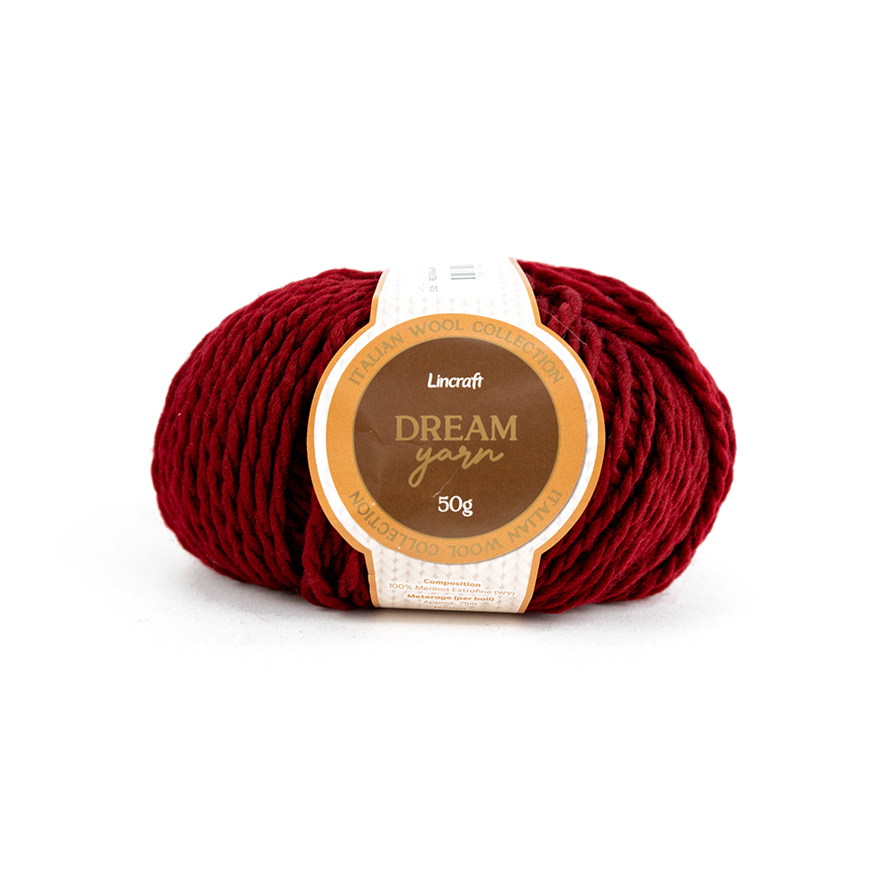 Dream Crochet & Knitting Yarn, 50g Merinos Extrafine Yarn