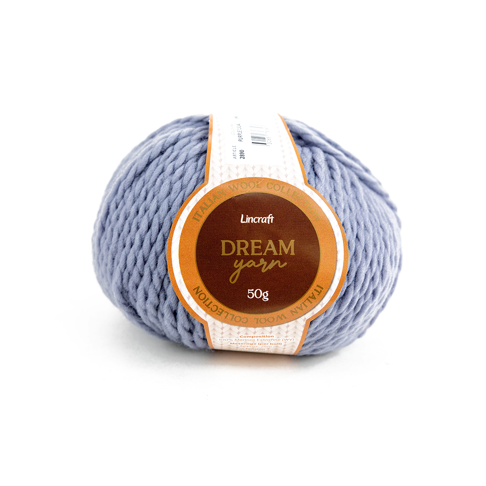 Dream Crochet & Knitting Yarn, 50g Merinos Extrafine Yarn