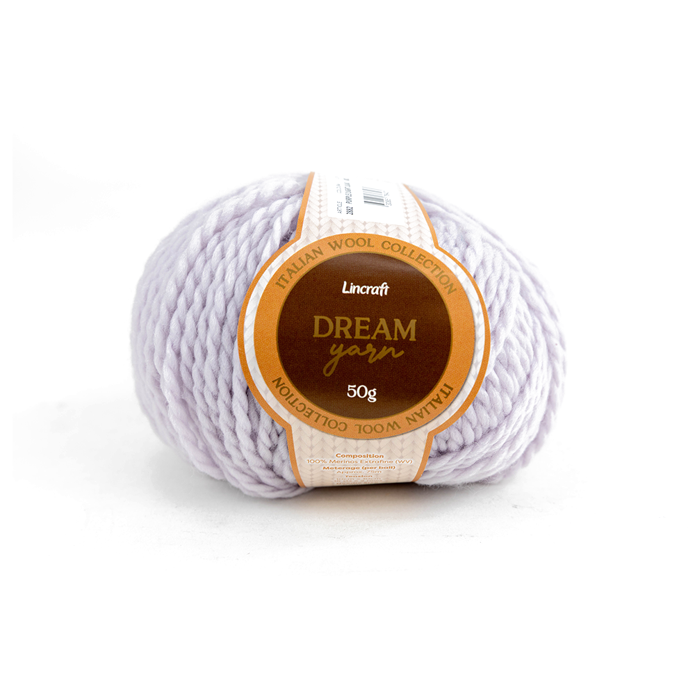 Dream Crochet & Knitting Yarn, 50g Merinos Extrafine Yarn