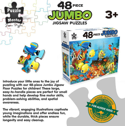 48-Piece Jumbo Floor Jigsaw Puzzle, Underwater Shipwreck