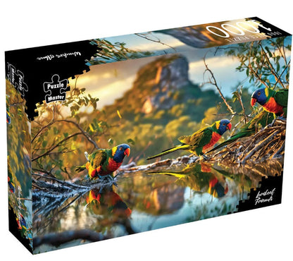 1000-Piece Jigsaw Puzzle, Master Lorikeet Friends