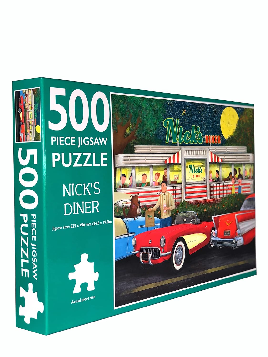 Nicks Diner Jigsaw Puzzle, 500-Piece