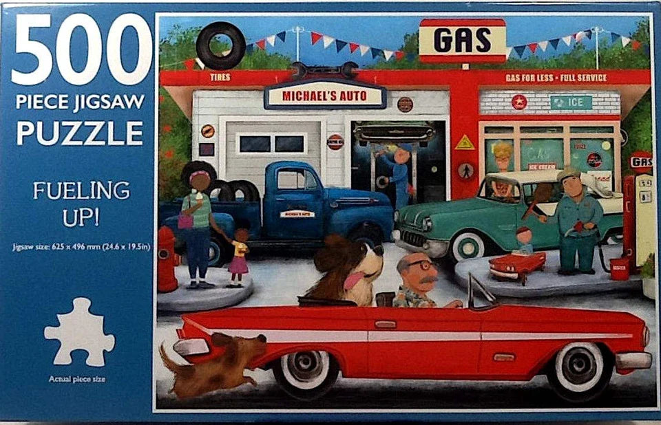 Fueling Up! Jigsaw Puzzle, 500-Piece