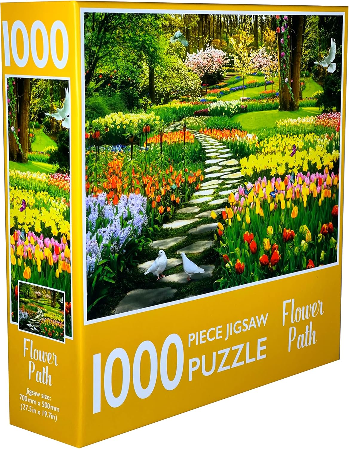 Flower Path Jigsaw Puzzle, 1000-Piece