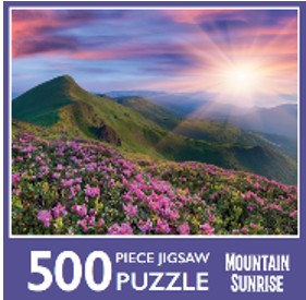 Mountain Sunrise Jigsaw Puzzle, 500-Piece