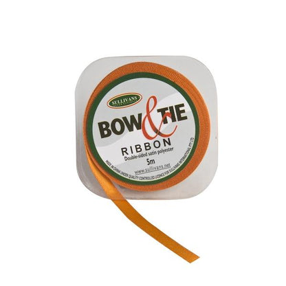 Satin Ribbon, White- 6mm x 5m