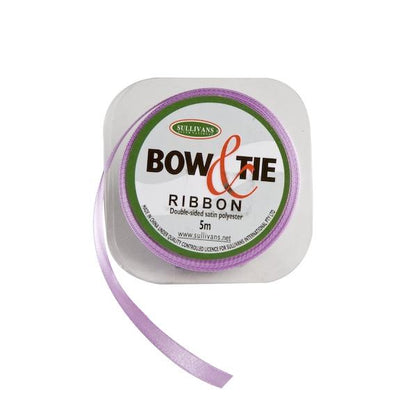 Satin Ribbon, White- 6mm x 5m