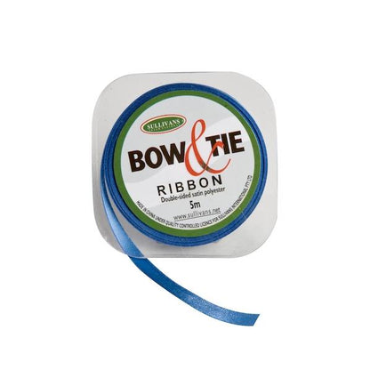 Satin Ribbon, White- 6mm x 5m