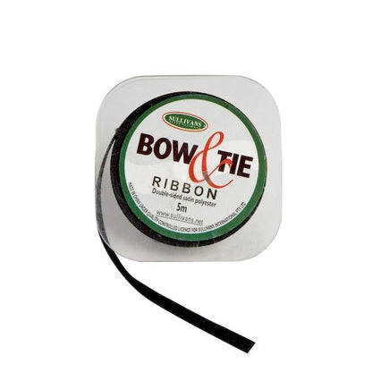 Satin Ribbon, White- 6mm x 5m