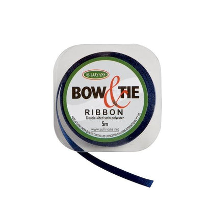 Satin Ribbon, White- 6mm x 5m