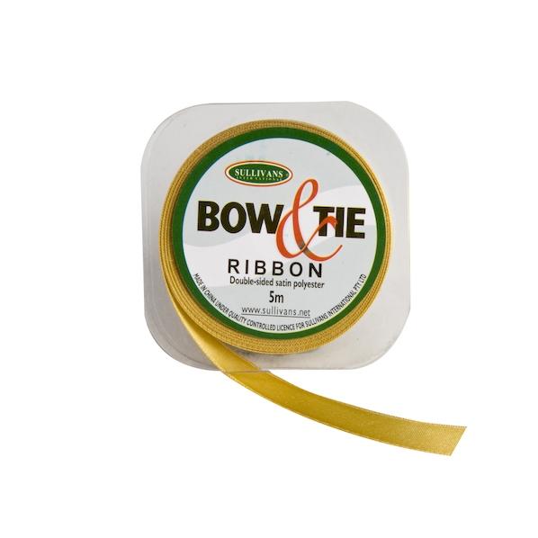Satin Ribbon, White- 9mm x 5m