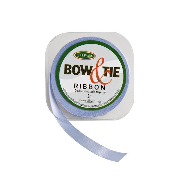 Satin Ribbon, White- 9mm x 5m