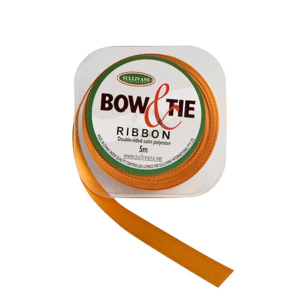 Satin Ribbon, White- 9mm x 5m